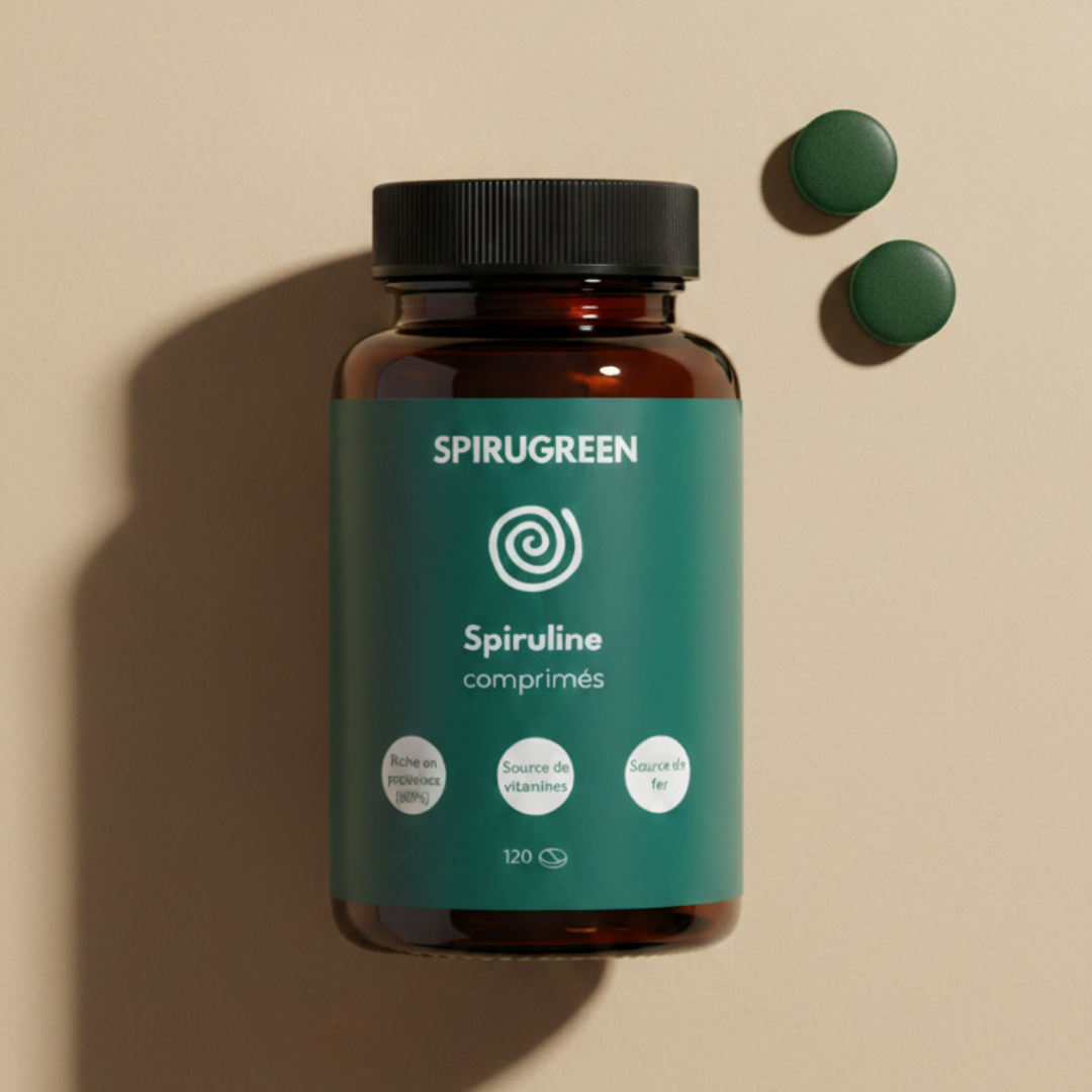 Spiruline – Cure 1 mois (120 comprimés)