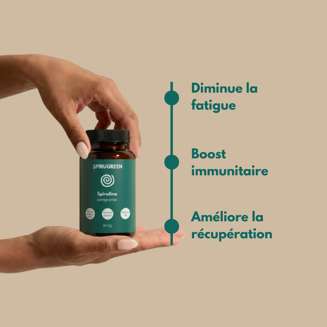 Spiruline – Cure 1 mois (120 comprimés)